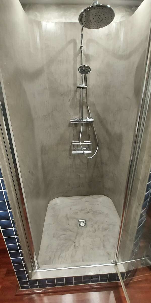baño microcemento