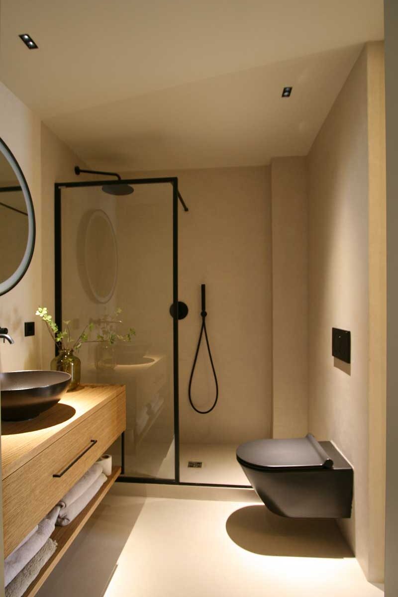 baño microcemento