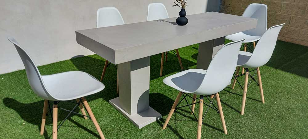 mesa microcemento