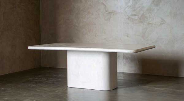 microcement table