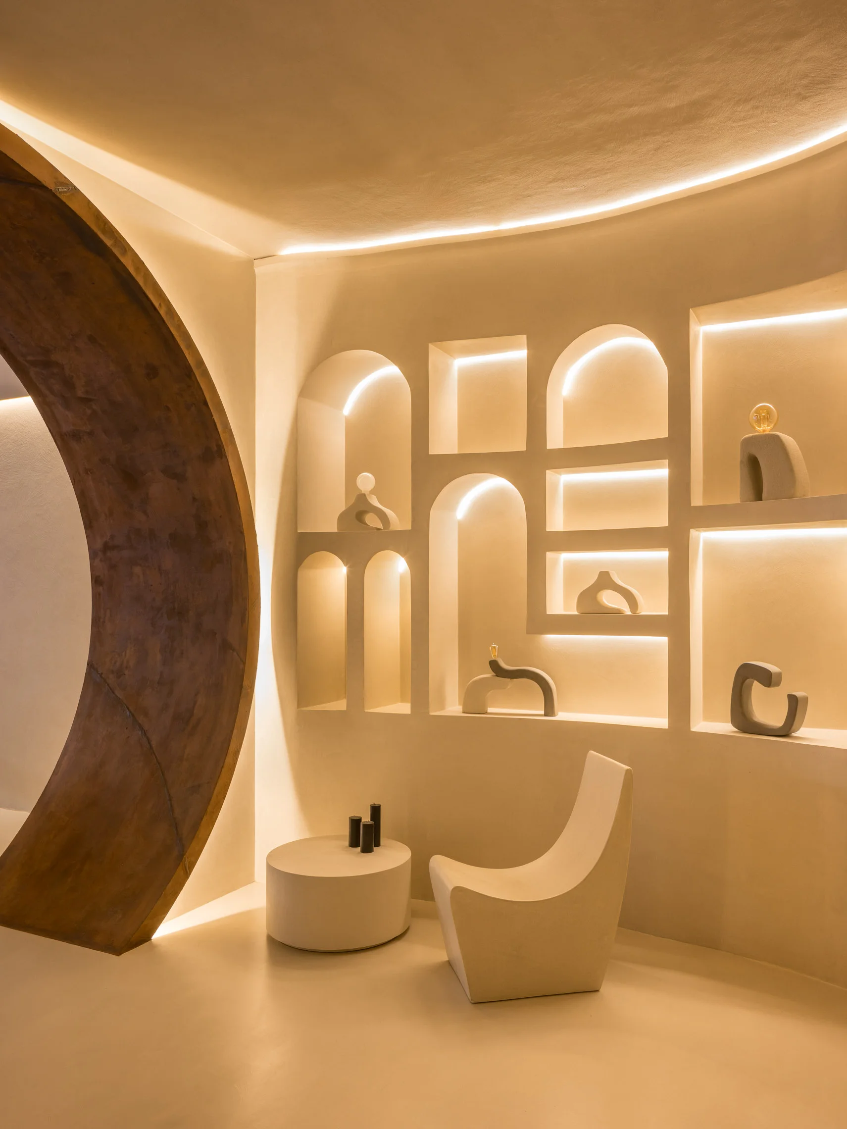 Interior del showroom CimentStudio