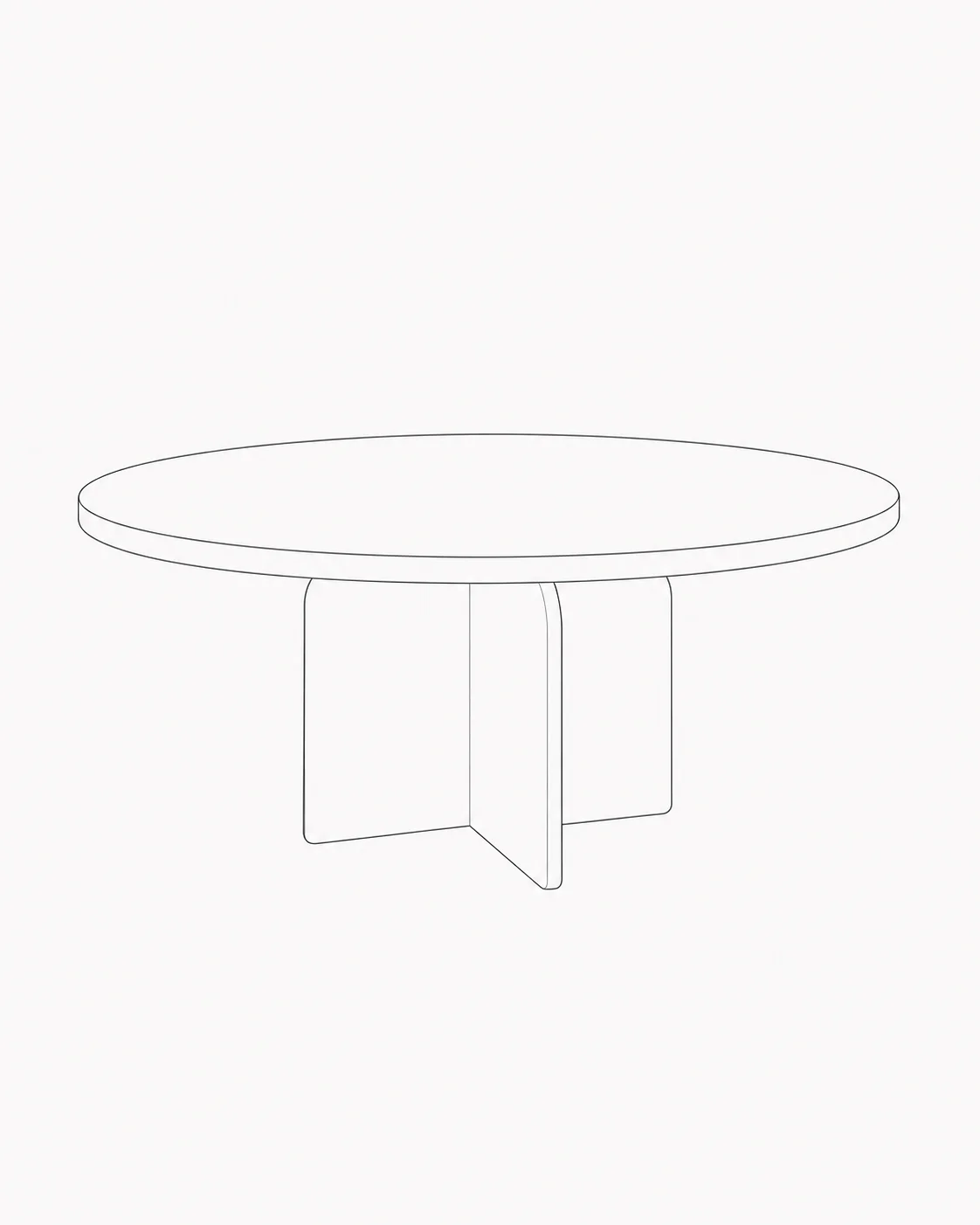 Boceto de la mesa Lovell